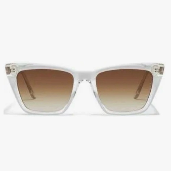 New QUAY Call The Shots 54mm Gradient Cat Eye Sunglasses - Picture 3 of 10
